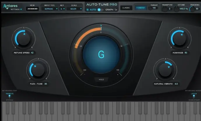 Edición automática de pista vocal (1 pista)